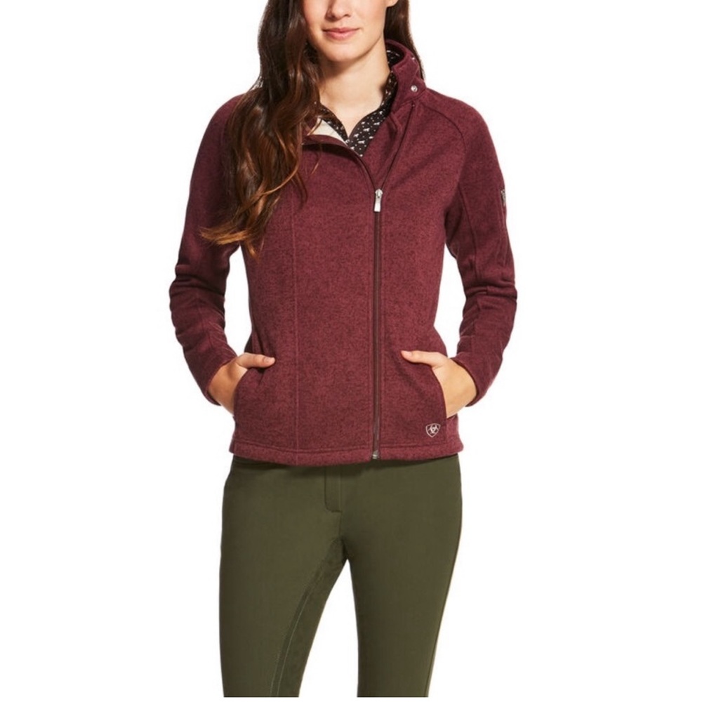 Ariat Women’s Regency Full Zip Jacket Maroon Size Medium